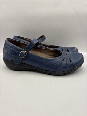 Dansko Mathilda Mary Jane Blue Leather Mary Jane Women Size 42 US 11.5-12